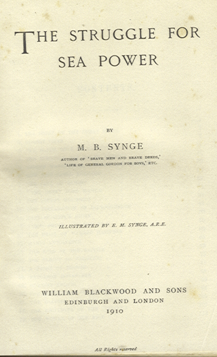[Title Page] from Struggle for Sea Power by M. B. Synge
