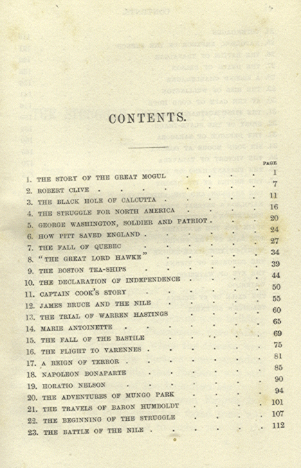 [Contents Page 1 of 2] from Struggle for Sea Power by M. B. Synge