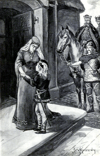 [Illustration] from Days of Alfred the Great by E. M. Tappan
