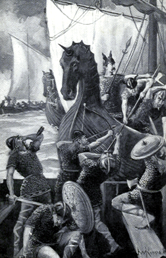 Saxon-Dane naval battle.