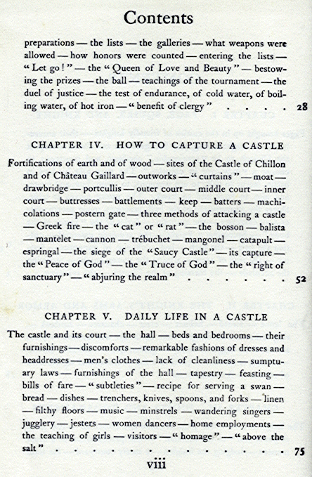 [Contents 2 of 7] from When Knights were Bold by E. M. Tappan