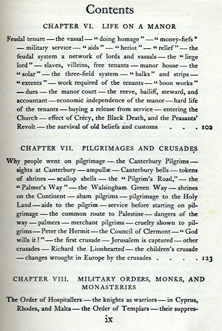 [Contents 3 of 7] from When Knights were Bold by E. M. Tappan