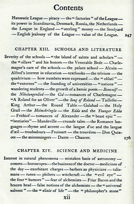 [Contents 6 of 7] from When Knights were Bold by E. M. Tappan