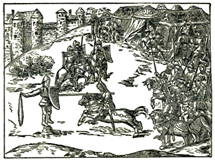 [Illustration] from When Knights were Bold by E. M. Tappan