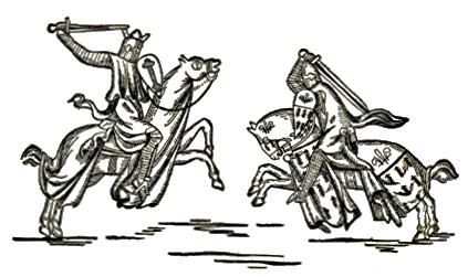 [Illustration] from When Knights were Bold by E. M. Tappan