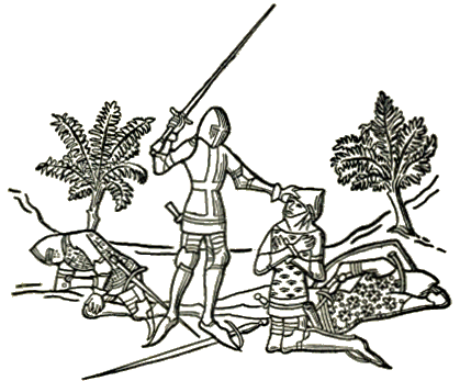 [Illustration] from When Knights were Bold by E. M. Tappan