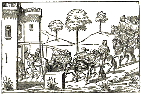 [Illustration] from When Knights were Bold by E. M. Tappan