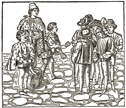 [Illustration] from When Knights were Bold by E. M. Tappan