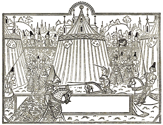 [Illustration] from When Knights were Bold by E. M. Tappan