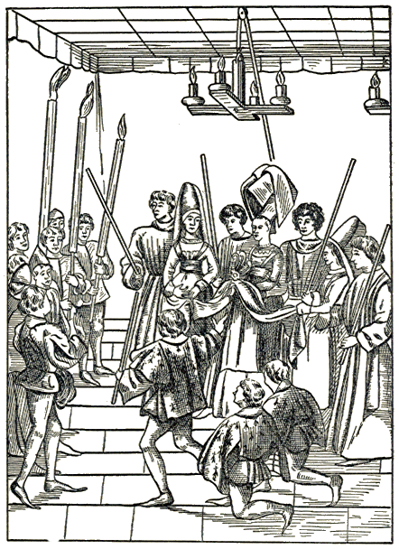 [Illustration] from When Knights were Bold by E. M. Tappan