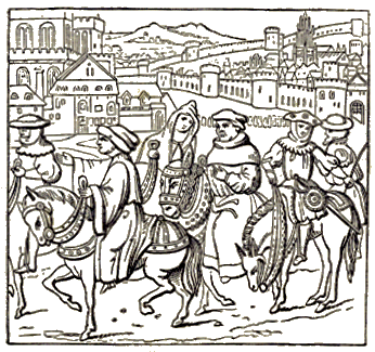 [Illustration] from When Knights were Bold by E. M. Tappan