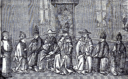 [Illustration] from When Knights were Bold by E. M. Tappan