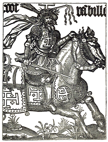 [Illustration] from When Knights were Bold by E. M. Tappan