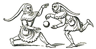 [Illustration] from When Knights were Bold by E. M. Tappan