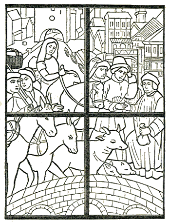 [Illustration] from When Knights were Bold by E. M. Tappan