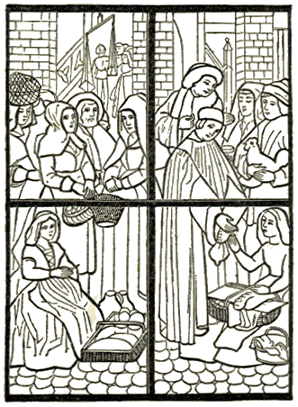 [Illustration] from When Knights were Bold by E. M. Tappan