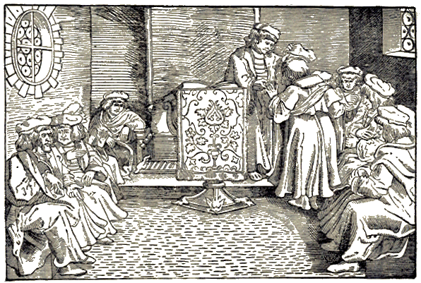 [Illustration] from When Knights were Bold by E. M. Tappan