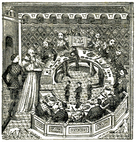 [Illustration] from When Knights were Bold by E. M. Tappan