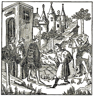 [Illustration] from When Knights were Bold by E. M. Tappan