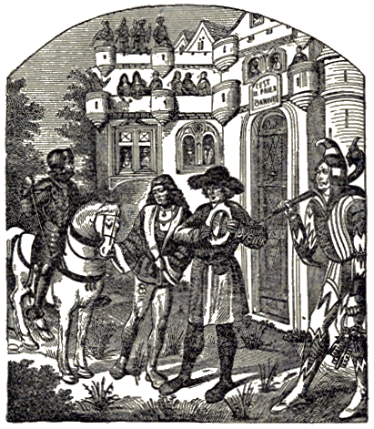 [Illustration] from When Knights were Bold by E. M. Tappan