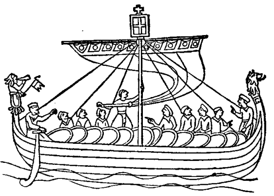 [Illustration] from European Hero Stories by E. M. Tappan