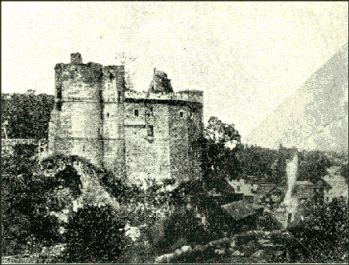 Castle in Clisson, France