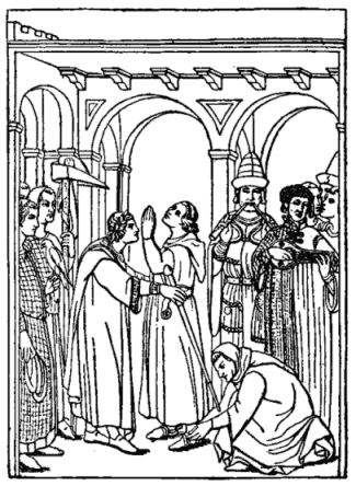 Knighting of a squire