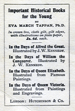 [Important Historical Books for the Young] from Days of Queen Victoria by E. M. Tappan