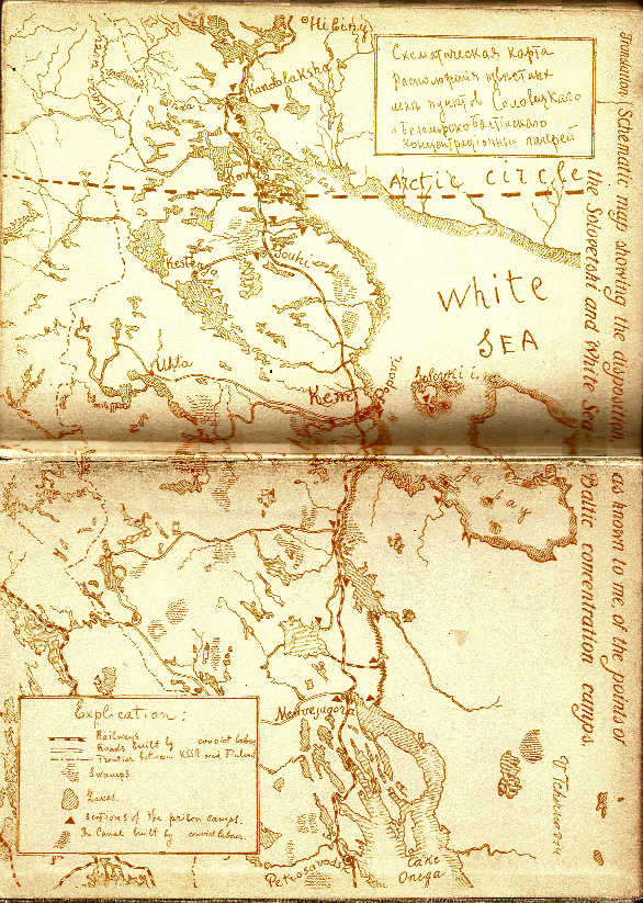 [Map] from I Speak for the Silent by V. Tchernavin