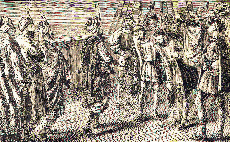 Da Gama vists a shiek