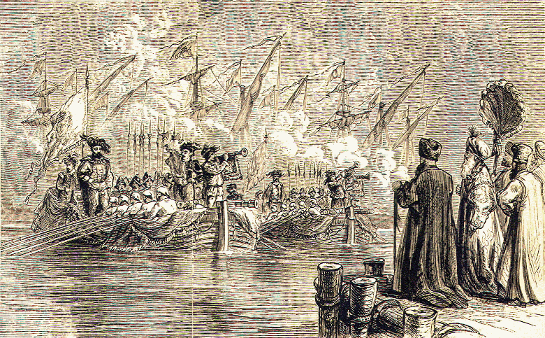 Da Gama vists a king