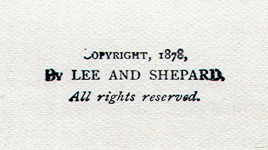 [Copyright] from The Adventures of Pizarro by George Towle