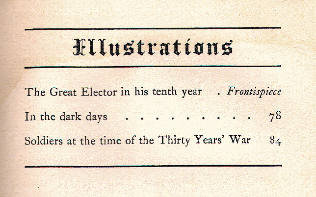 [Illustrations] from Youth of the Great Elector by George Upton