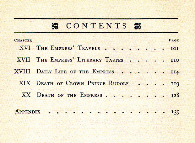[Illustrations] from Elizabeth - Empress of Austria by George Upton