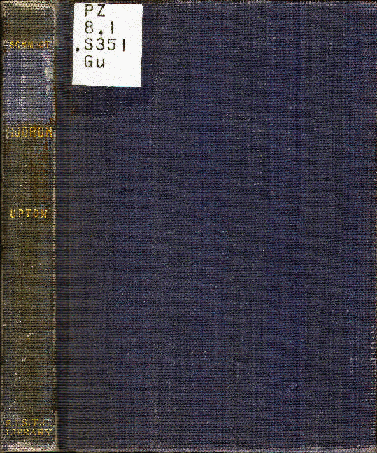 [Book Cover] from Gudrun by George Upton