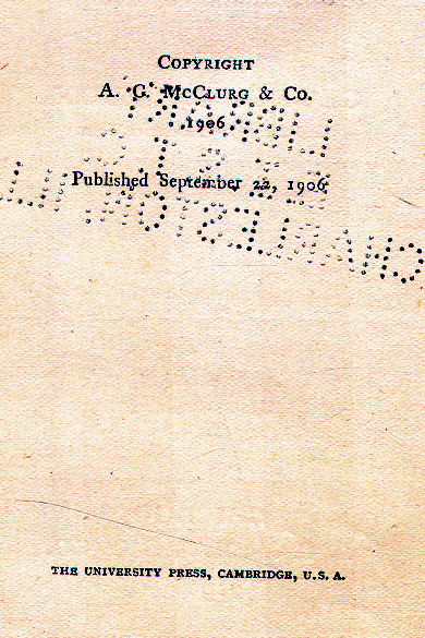 [Copyright Page] from Gudrun by George Upton