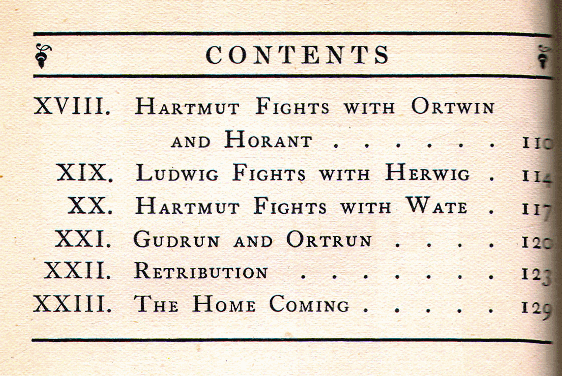 [Contents, page 2 of 2] from Gudrun by George Upton