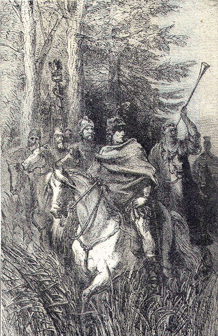 Varus invading Germany.