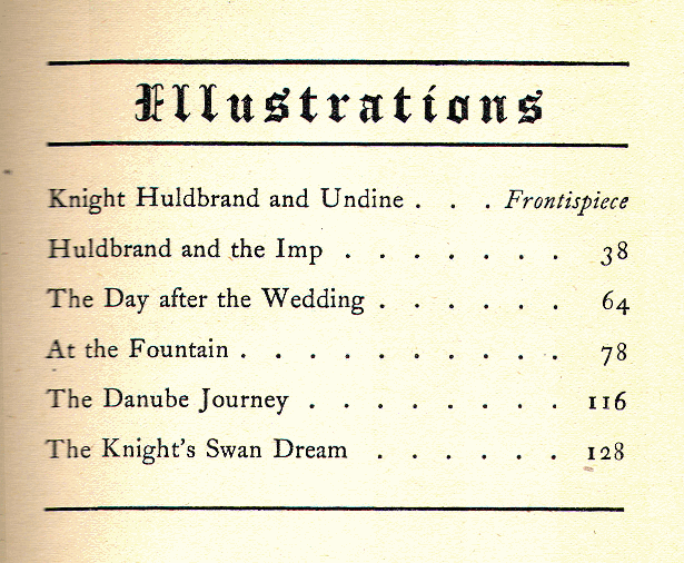 [Illustrations] from Undine by George Upton