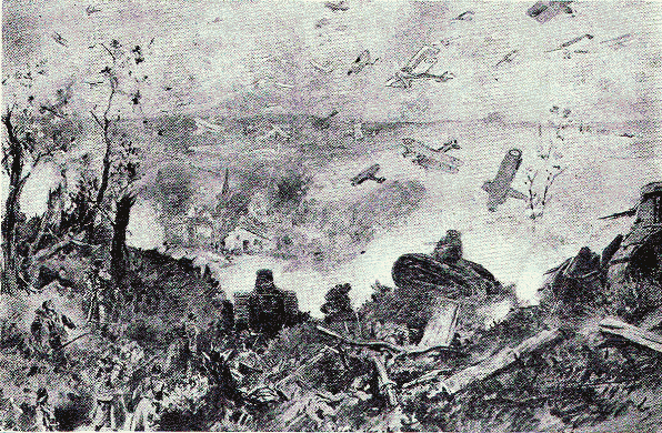 combined air and tank attack