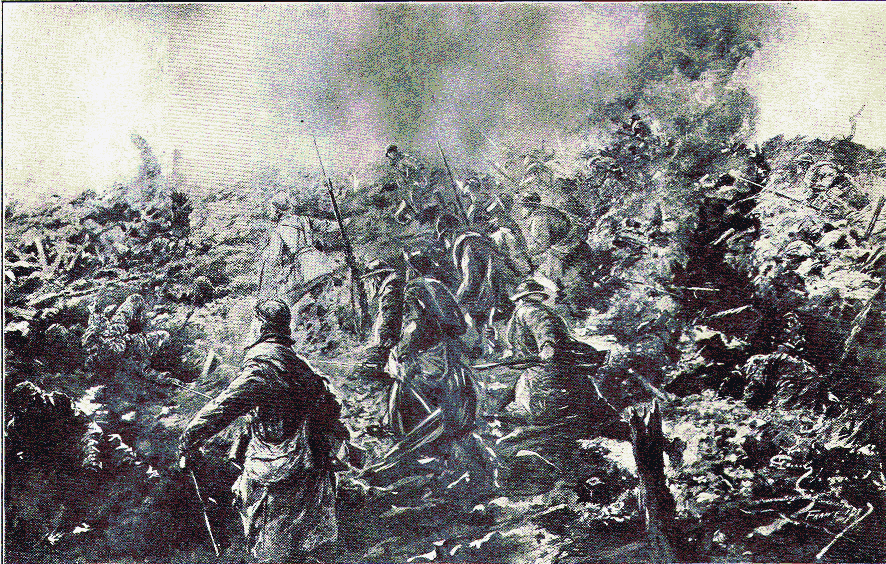 French charge in 1917