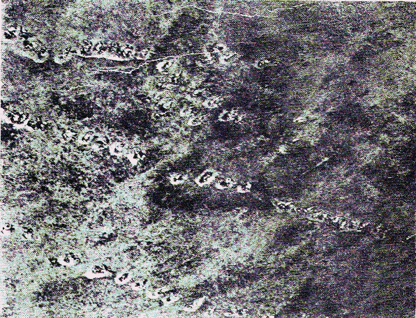 Aerial picture of attack