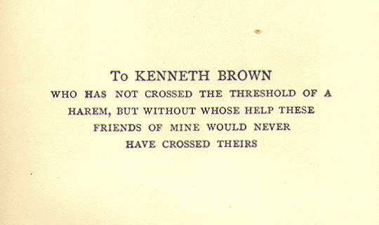 [Dedication] from Haremlik by Demetra Vaka