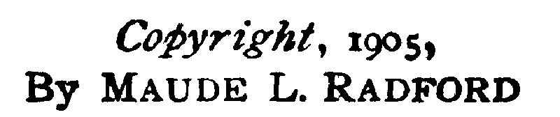 [Copyright Page] from King Arthur and His Knights by Maude R. Warren