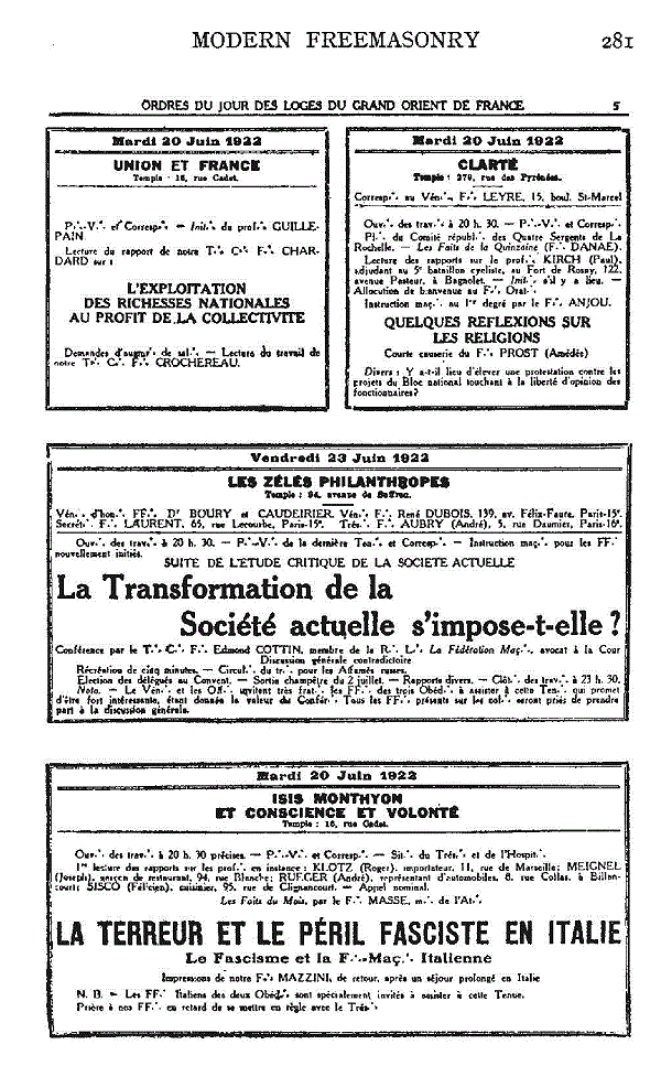 [Illustration] from Secret Societies  by Nesta Webster