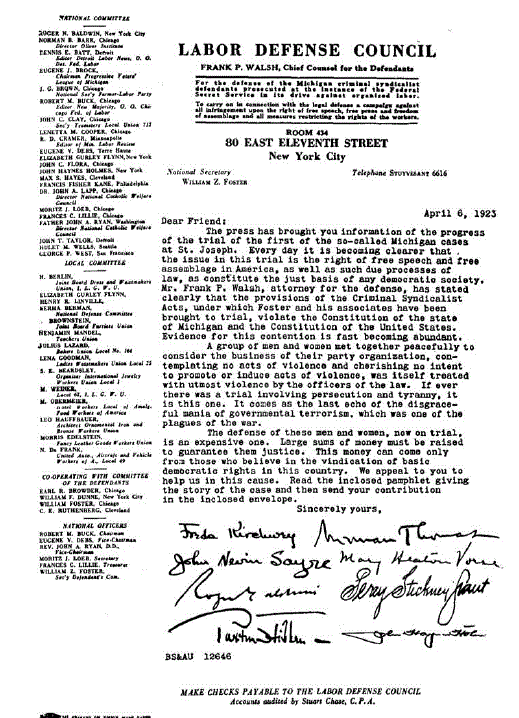 [Imprimateur] from Reds in America by Richard M. Whitney