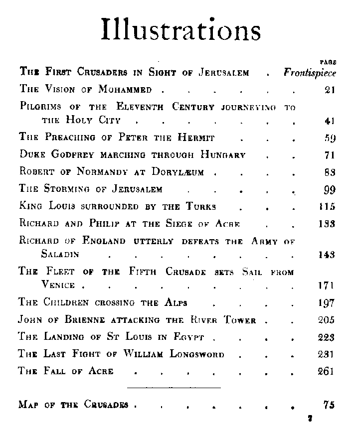 [Illustrations] from The Story of the Crusades by E. M. Wilmot-Buxton