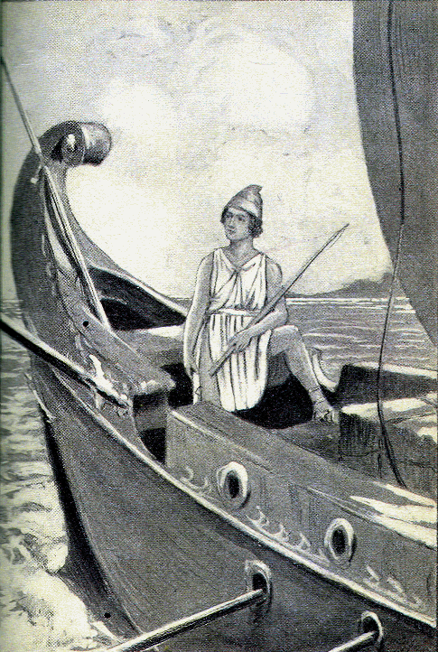 [Illustration] from Our Little Carthaginian Cousin by C. V. Winlow