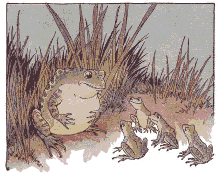 [Illustration] from Aesop for Children by Milo Winter