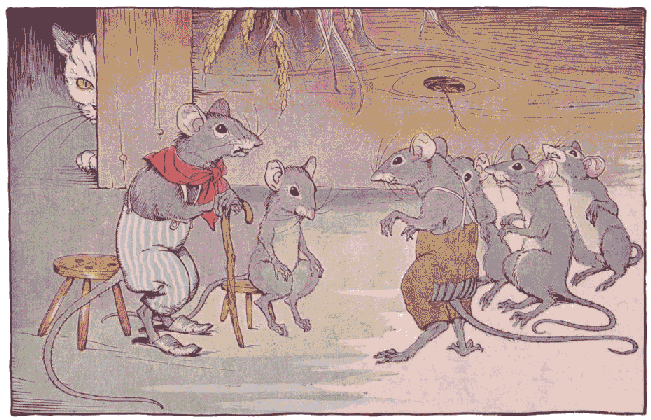 [Illustration] from Aesop for Children by Milo Winter